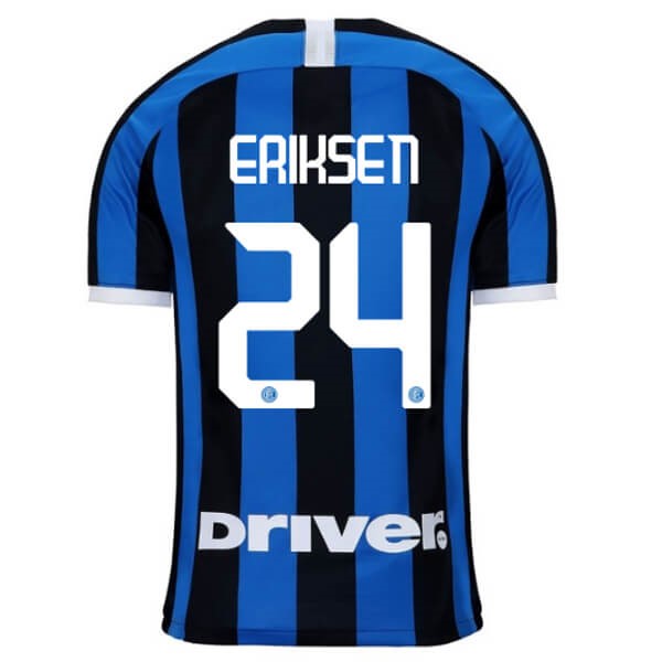 Maillot Football Inter Milan NO.24 Eriksen Domicile 2019-20 Bleu